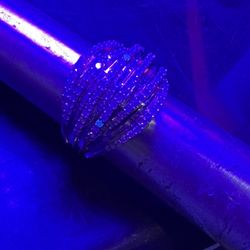 Sterling Silver Diamond Cluster Ring For 