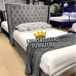 New Queen Bed Frame With Mattress 