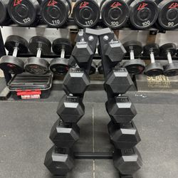 Brand New 5-25 Dumbbell Set 150lb Total