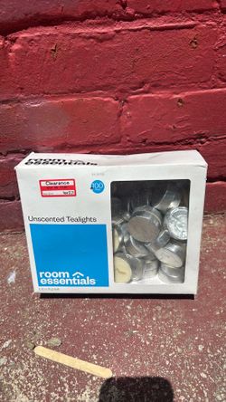 Unscented candles.  PICK UP ONLY