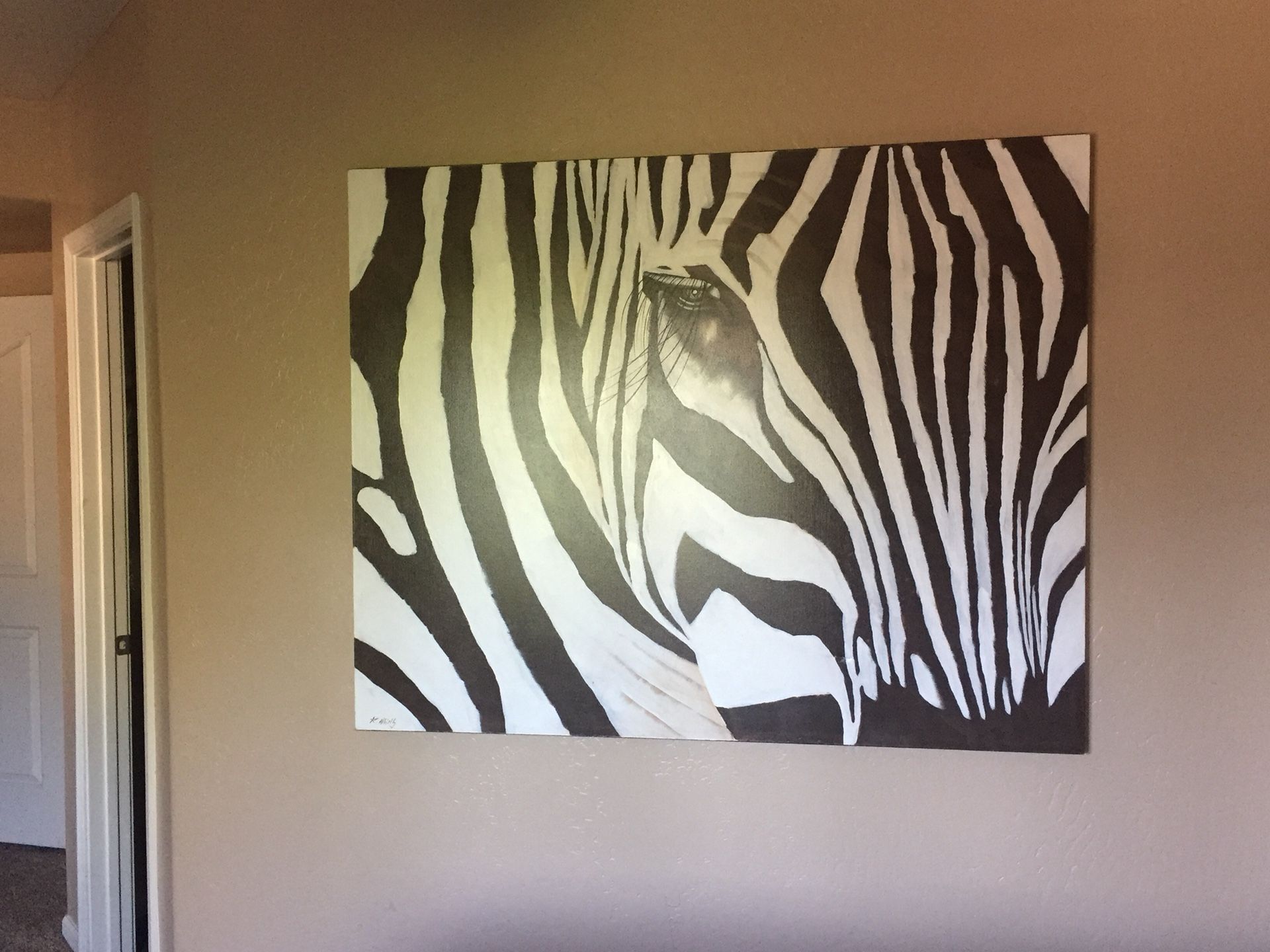 Z Gallerie Zebra Painting