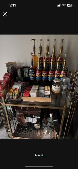 Good Bar Cart Glass Top 