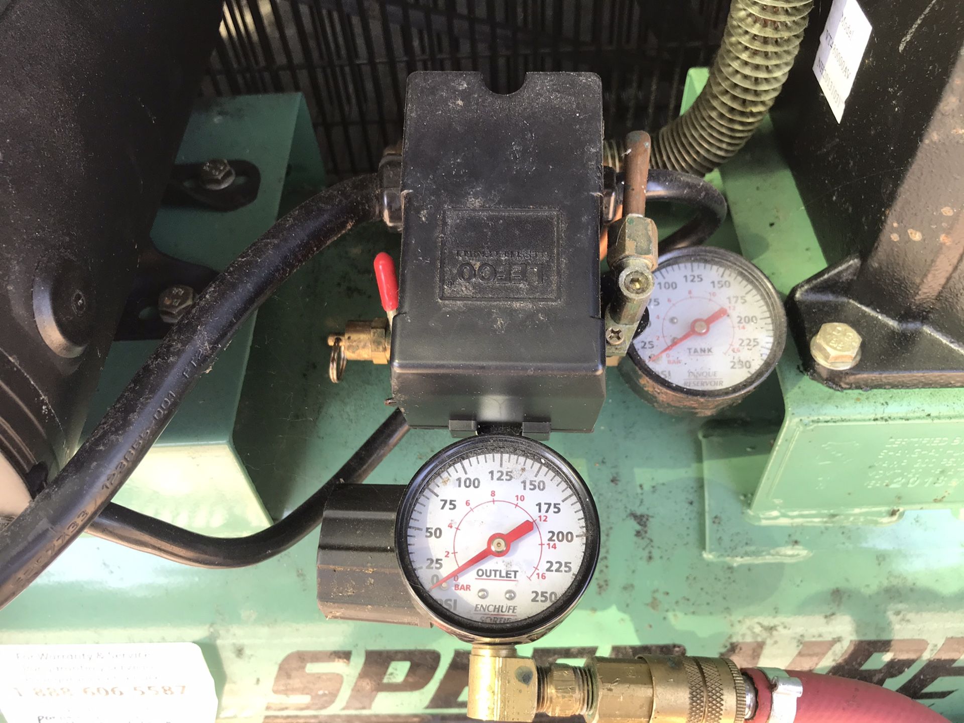 Speedaire 200psi compressor