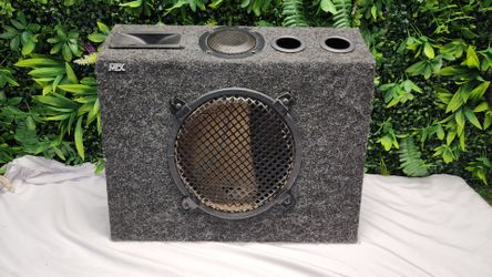 MTX Single 10" Ported Subwoofer Enclosure w/ Tweeter & Midrange - Empty Box