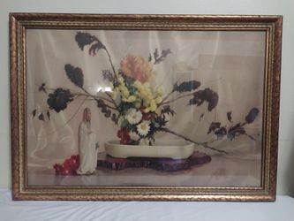 ANTIQUE ORIENTAL PAINTING T
