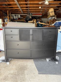 Large Black Dresser