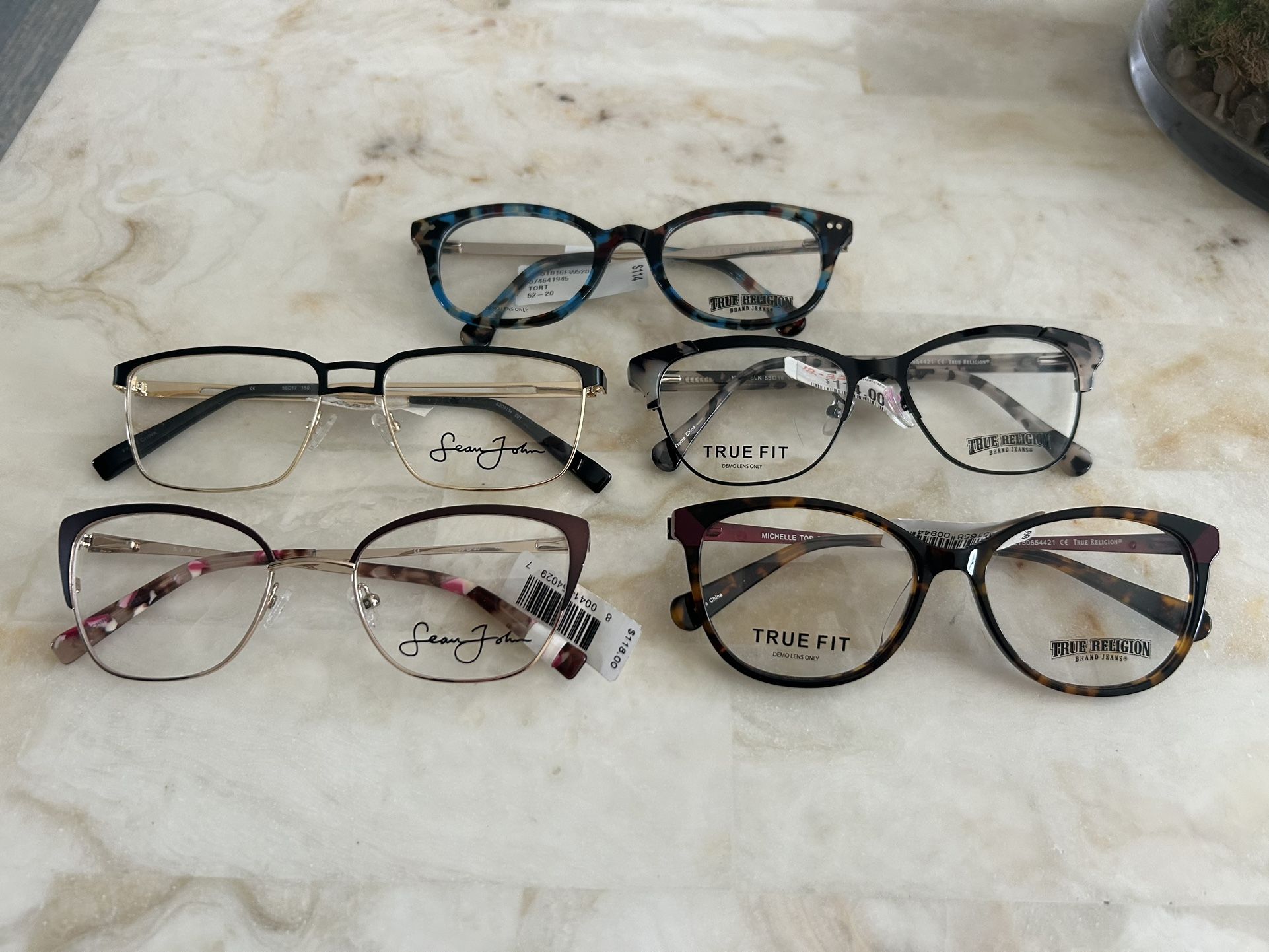 5 Pack Assortment Eyewear Glasses Sean John And True Religion