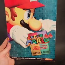 Super Mario 64 Official Nintendo Player’s Guide for N64 - $25