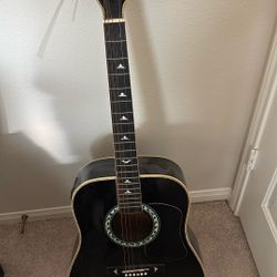 6 String Guitar Turquoise Esteban 