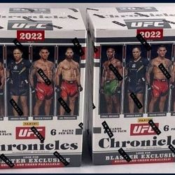 2022 Panini UFC Chronicles Trading Cards Factory Sealed Blaster Box