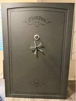 CHAMPION SAFE, Trophy 70”hX50”wX28”d