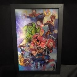 Avengers Holographic Picture