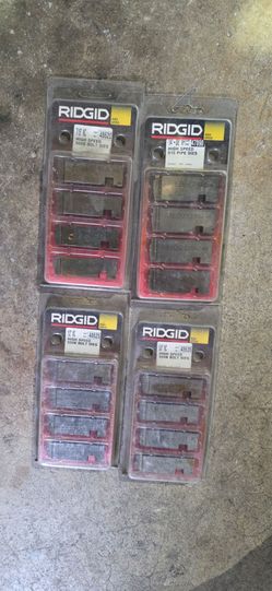 RIDGID High Speed Die Sets Each $50