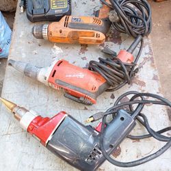 3 Electric Drills & Charger