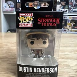 Dustin Henderson Funko Pocket Pop Keychain Stranger Things Season 5 Five Netflix