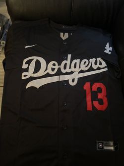 Mens LA Dodgers Max Muncy Black Jerseys