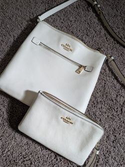 Coach Cross Body Bag & Clutch Combo