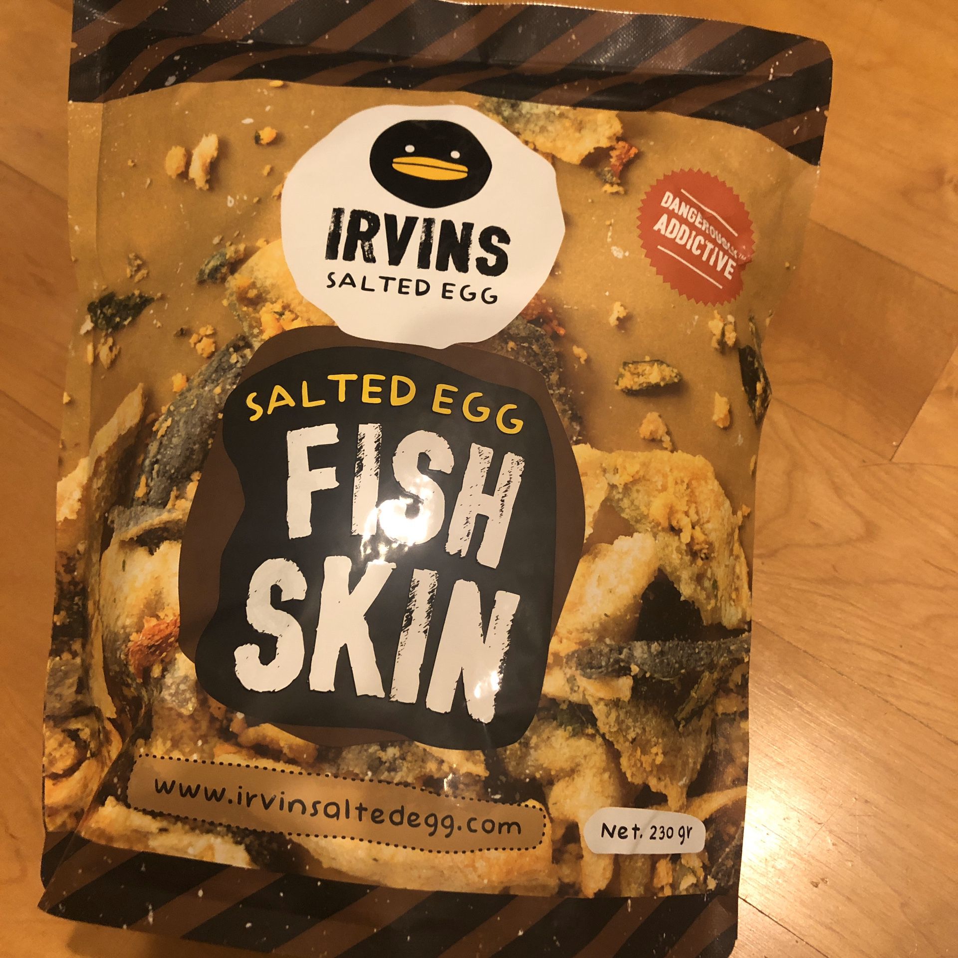 Irvins Salted Egg Fish Skin (230g - Large)