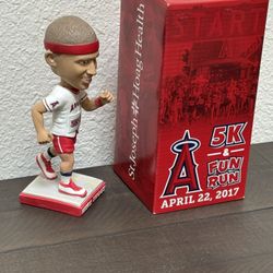 Mike Trout Angels Bobble Head & Angels Wristband