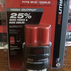 Milwaukee M12 Battery HIGH OUTPUT 2.5.   Brand NEW.