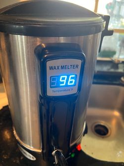 Stainless Steel Wax Melter with Digital Display free wax