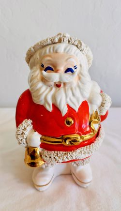 Vintage spaghetti santa Christmas