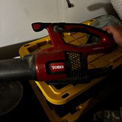 Toro electric Leaf Blower And Trimmer Set