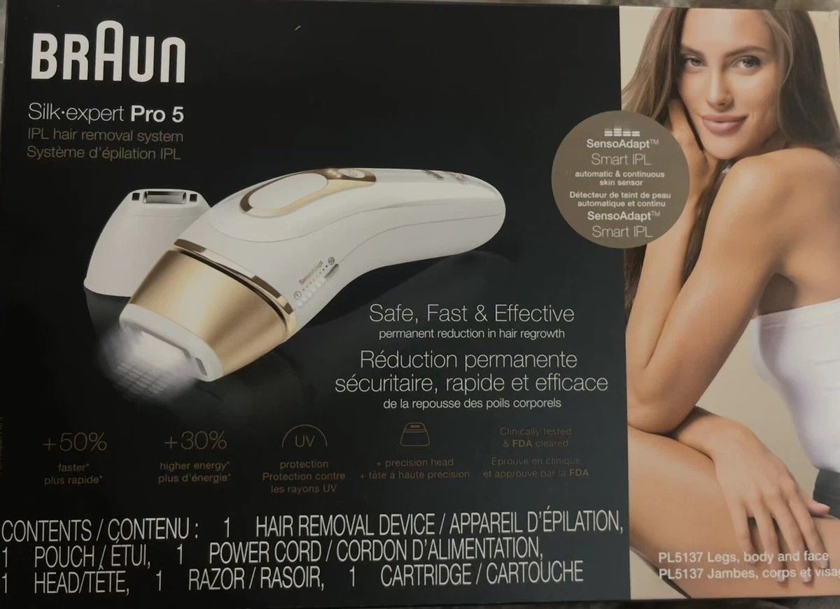 Braun Silk Expert Pro 5 PL5347 IPL Hair Removal System Women & Men