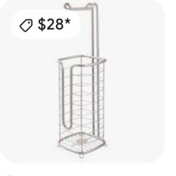 $25 For Both Bathroom Digital Scale And Toilet Paper Holder Storage