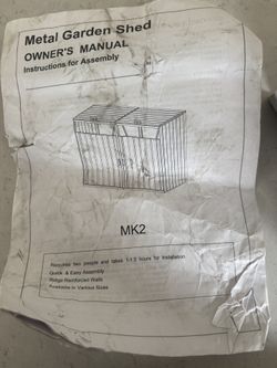 Shed Storage ( 2 Left )