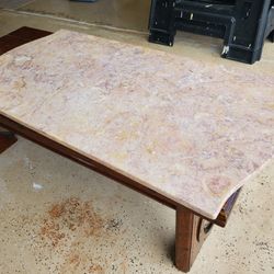 Marble Top For Table Vintage With Scalloped Ends 