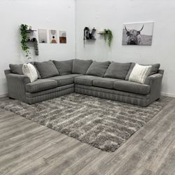 Grey Sectional Couch - Free Delivery 