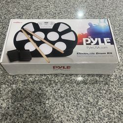 PORTABLE PYLE ELECTRONIC DRUM SET 