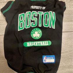 Small Boston Celtics Dog Shirt