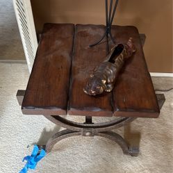 Solid wood and and coffee cocktail table
