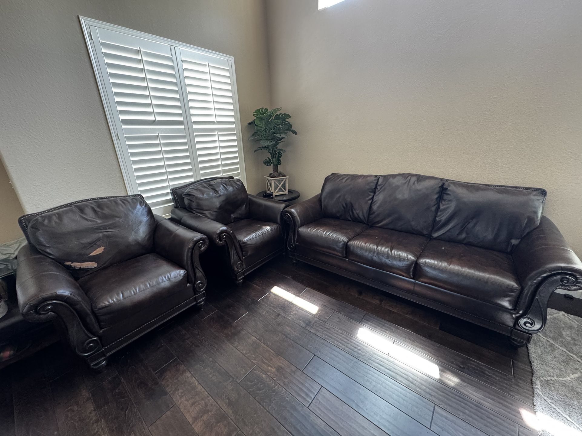 FREE Brown Couch Set