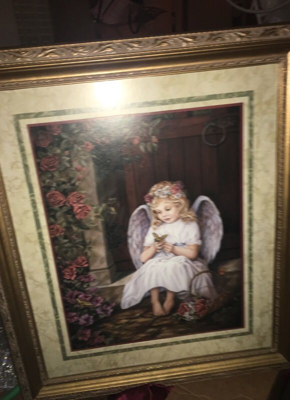 Angel frame picture