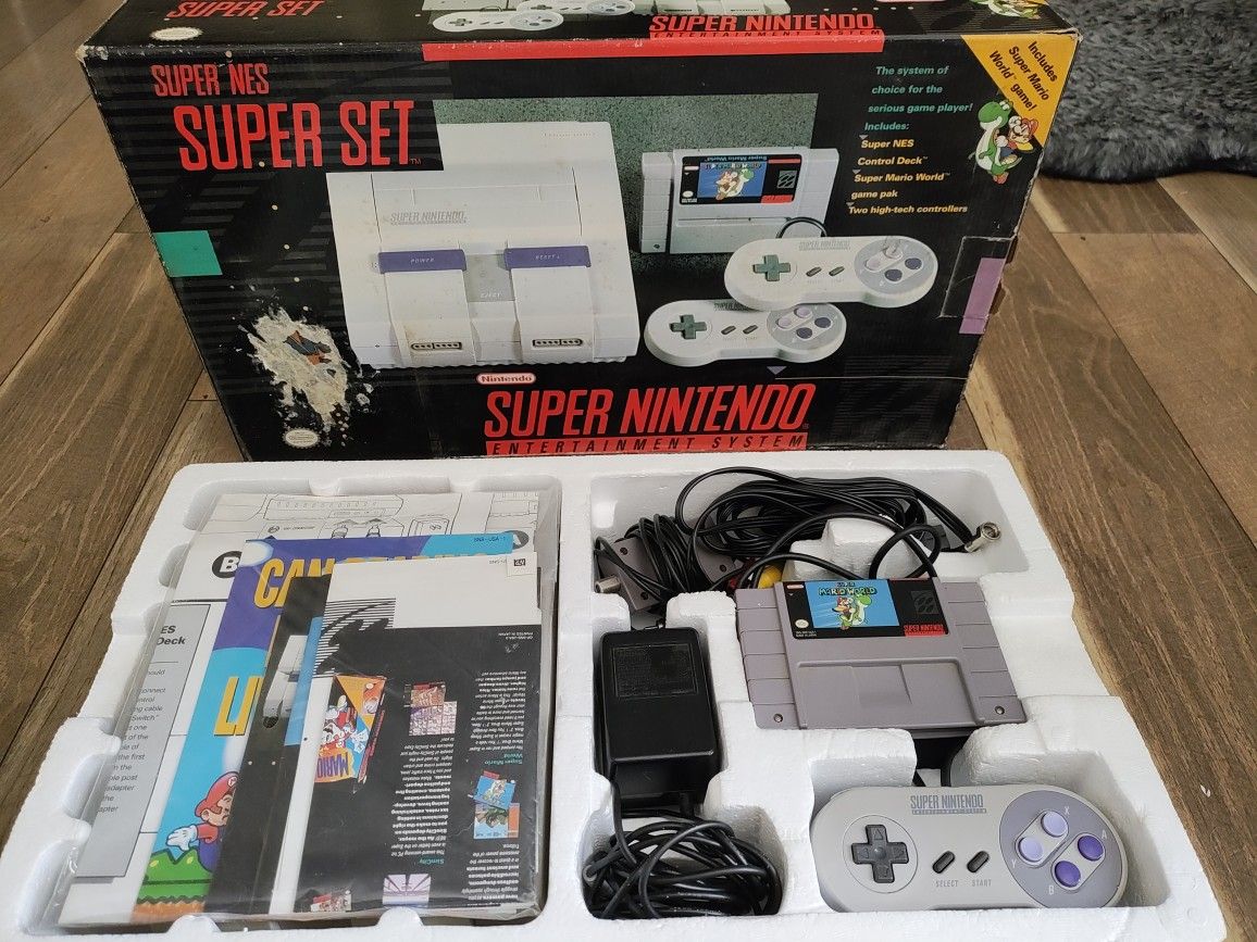 Super Nintendo System CIB Original Comes With Everything