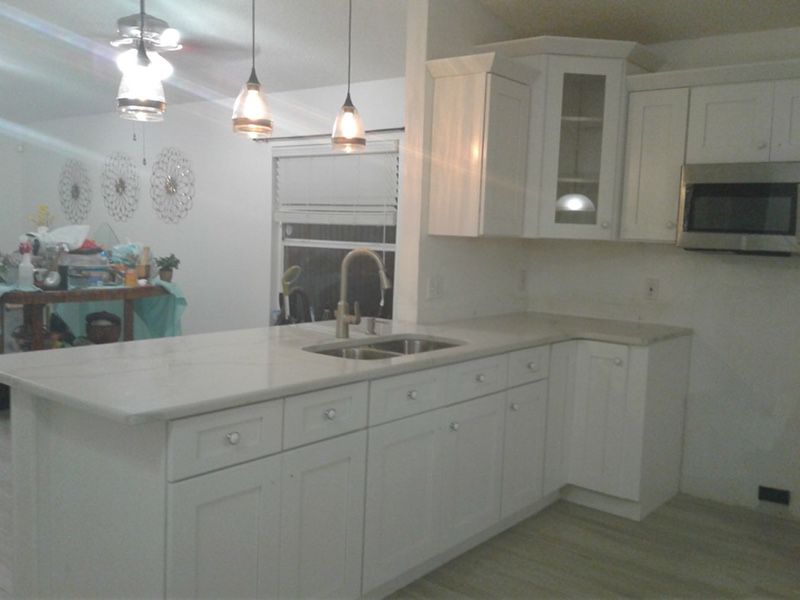 Kitchen countertop and cabinets! Sink and faucet included! 10x10