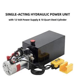 Single Acting Hydraulic Pump , 12V Power 3200 PSI