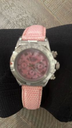 Fashion Watch. Stainless  plus pink band