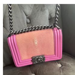 Pink/orange AUTHENTIC CHANEL BAG 