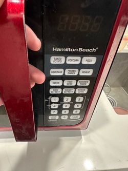 Dark red microwave
