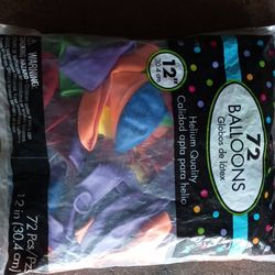72 Balloons 12in (30.4cm)