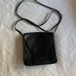 Leather Small Purse With Long Strap. 