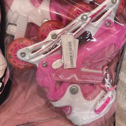 Girls Roller skates Size 35-38  Adjustable 