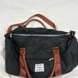 Weekender Bag Black and Tan