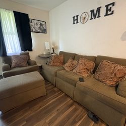 Couch Chair And Ottoman 