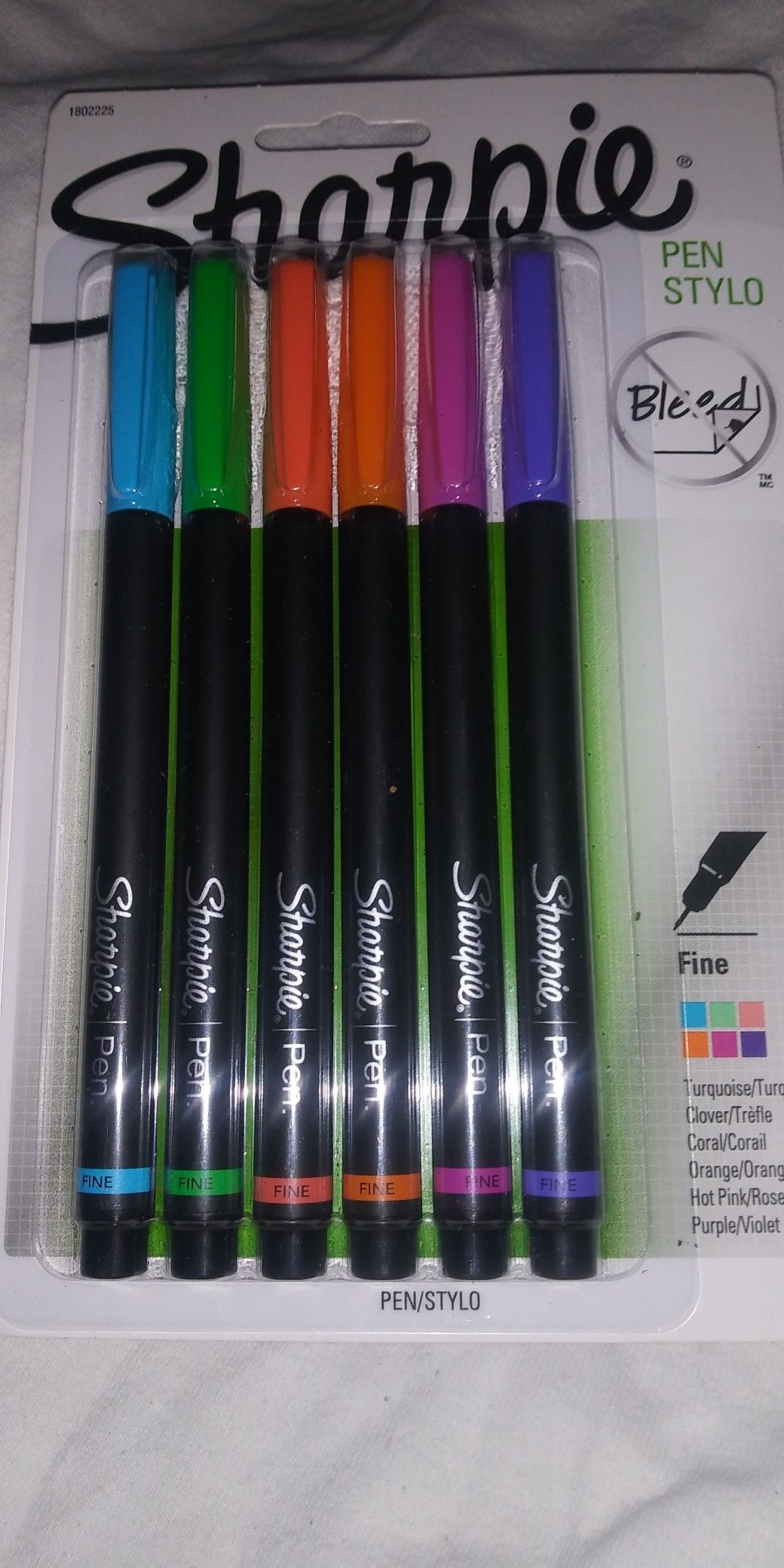 Pens and cutting blades. 5.00 ea.