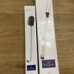 New In Box Villeroy And Boch Barbeque Fork And Scrubber
